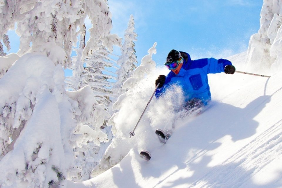 Skigebied Big White, British Columbia, Canada Skigebied Big White, British Columbia, Canada