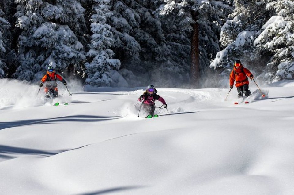 Wintersport in Aspen in Colorado, Amerika