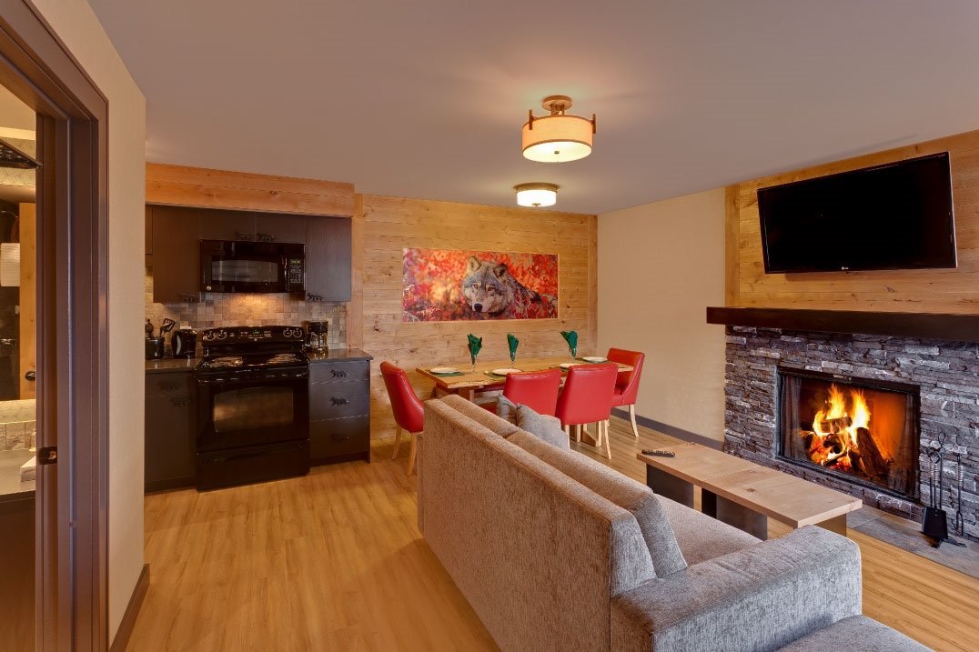 Banff rocky mountain resort - two bedroom wolf condo living