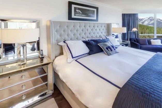 Banff rimrock resort hotel - suite infinity 900 bedroom.jpg
