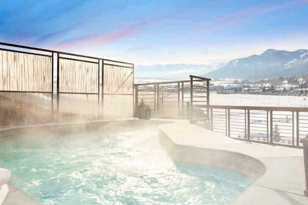 Hotel terra hot tub