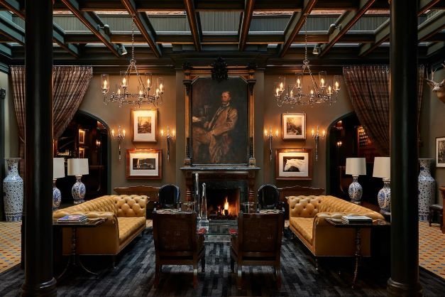 Aspen hotel jerome sitting area