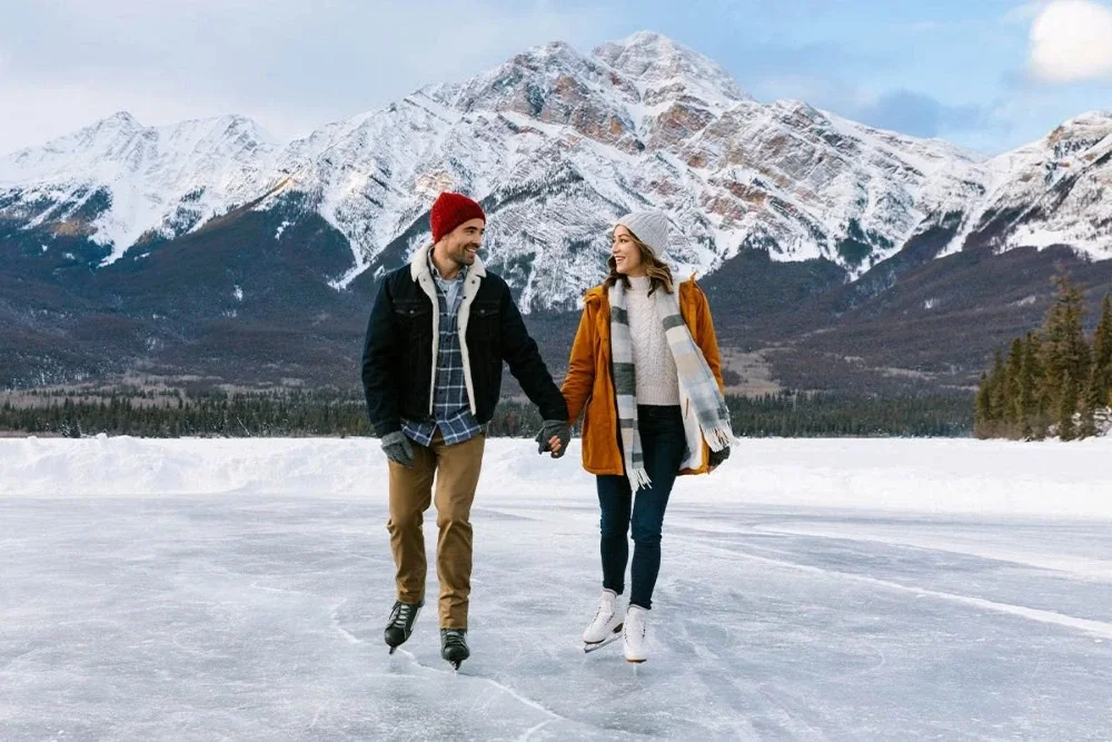 Pyramid lake lodge - schaatsen