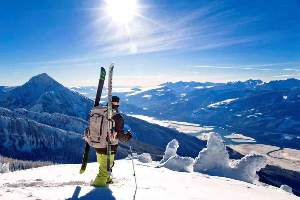 Skigebied Revelstoke in Canada