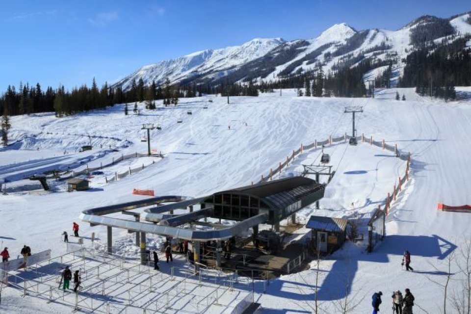Skigebied Kicking Horse, British Columbia, Canada Skigebied Kicking Horse, British Columbia, Canada