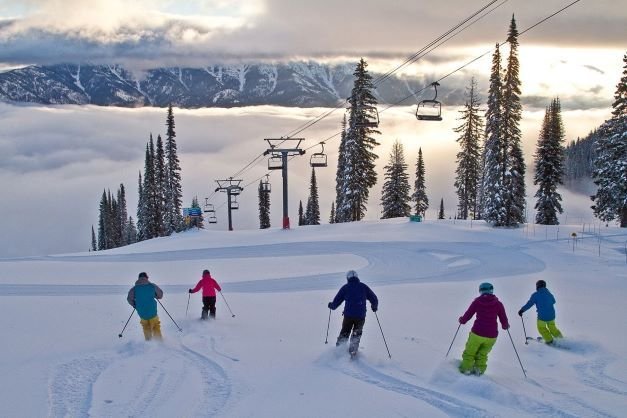 Skigebied Fernie, British Columbia, Canada