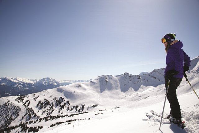 Skigebied van Jasper - Marmot Basin, Alberta, Canada