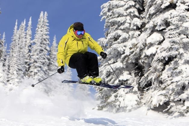 Skigebied SilverStar in de provincie Brits Columbia in Canada