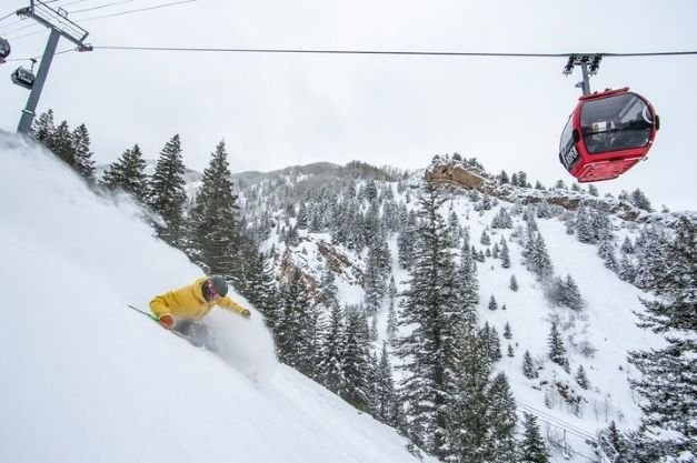 Skigebied Aspen, Colorado, Amerika