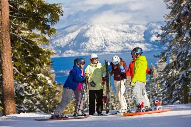 Skigebied Northstar, rondom Lake Tahoe Skigebied Northstar, rondom Lake Tahoe