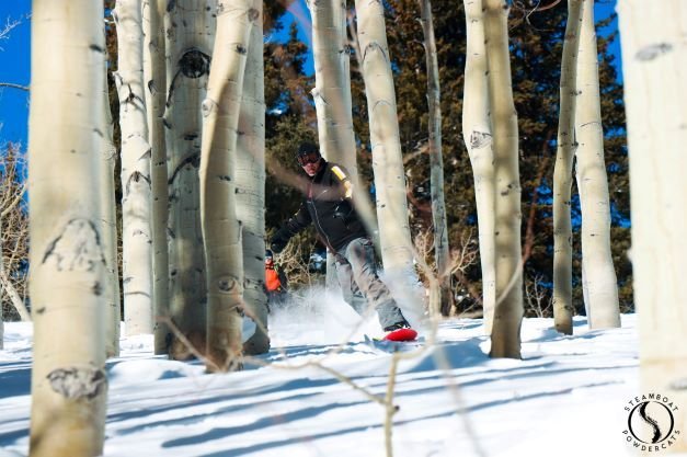 Steamboat tree skiing