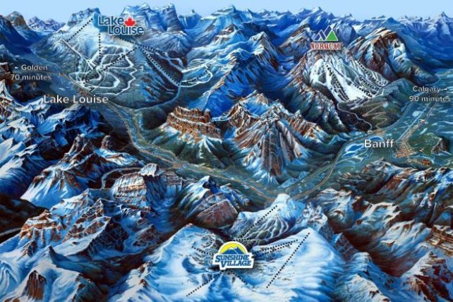 Pistekaart van SkiBig3 SkiBig3