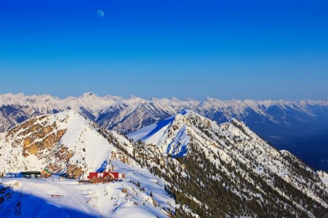 Skigebied Kicking Horse, British Columbia, Canada