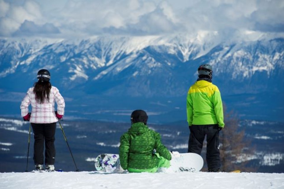 Skigebied Kimberley in British Columbia, Canada