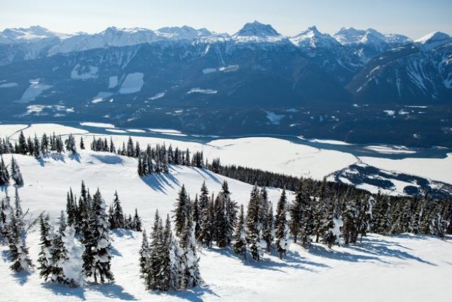 Skigebied Revelstoke in Canada