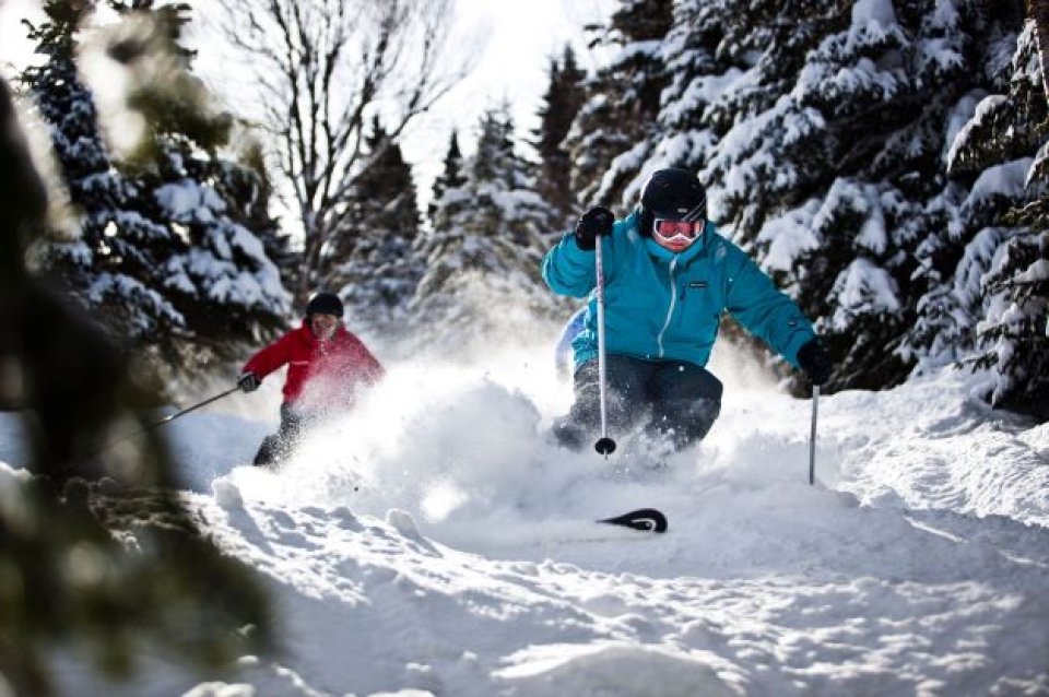 Skigebied Mont Sainte Anne in Quebec, Canada Skigebied Mont Sainte Anne in Quebec, Canada