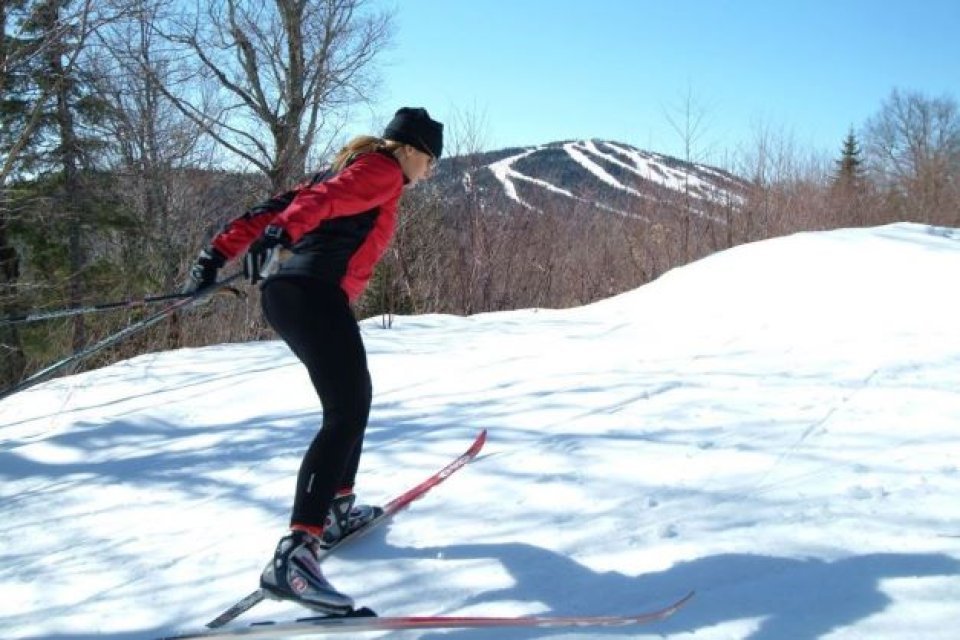 Skigebied Mont Sainte Anne in Quebec, Canada Skigebied Mont Sainte Anne in Quebec, Canada