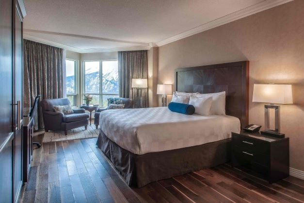 Banff - Rimrock resort hotel grandview room with king bed