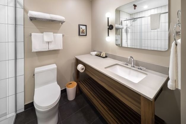 Lodge room gerenoveerde badkamer