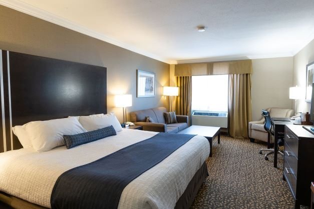 Fernie - Best Western Mountain Plus hotel room 1 king