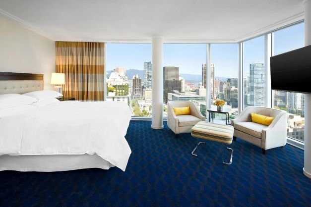 Vancouver - Sheraton vancouver wall centre king deluxe corner guest room - north tower