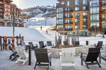 The pendry Park City ski beach