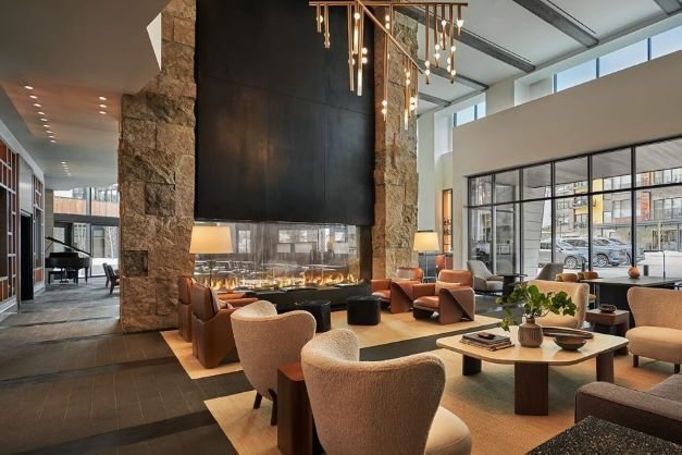 The pendry Park City lobby
