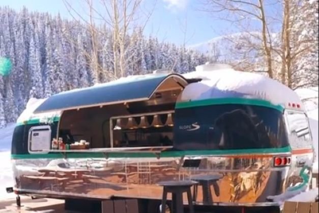 Food Truck op terras van Montage Deer Valley