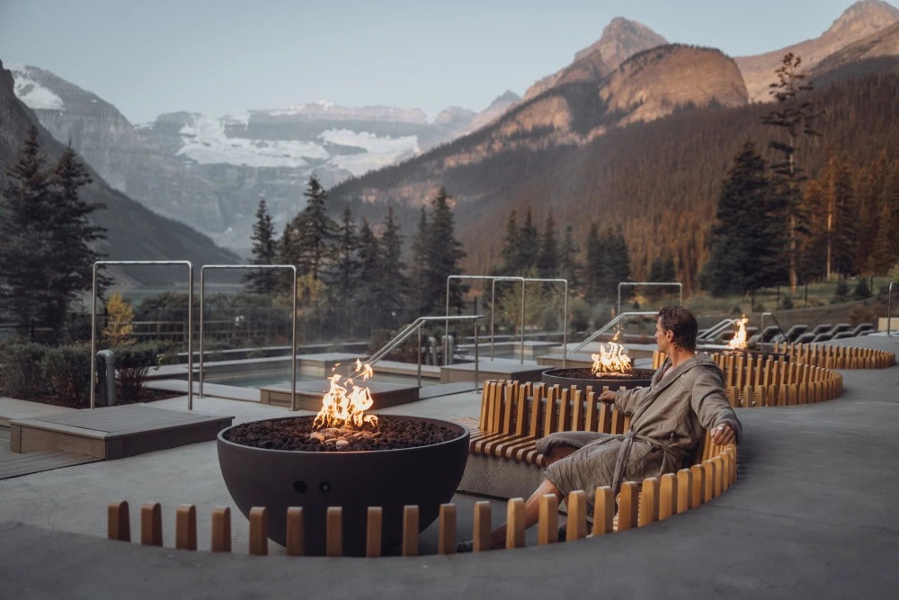 Wellness met uitzicht, Fairmont Chateau Lake Louise