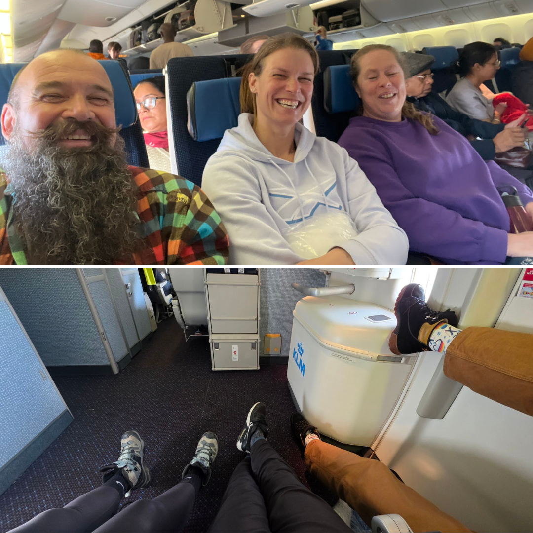 Comfortabele vliegreis naar Calgary met extra beenruimte