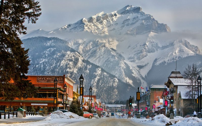 Banff is een bekende wintersportplaats en heeft heel veel te bieden. 