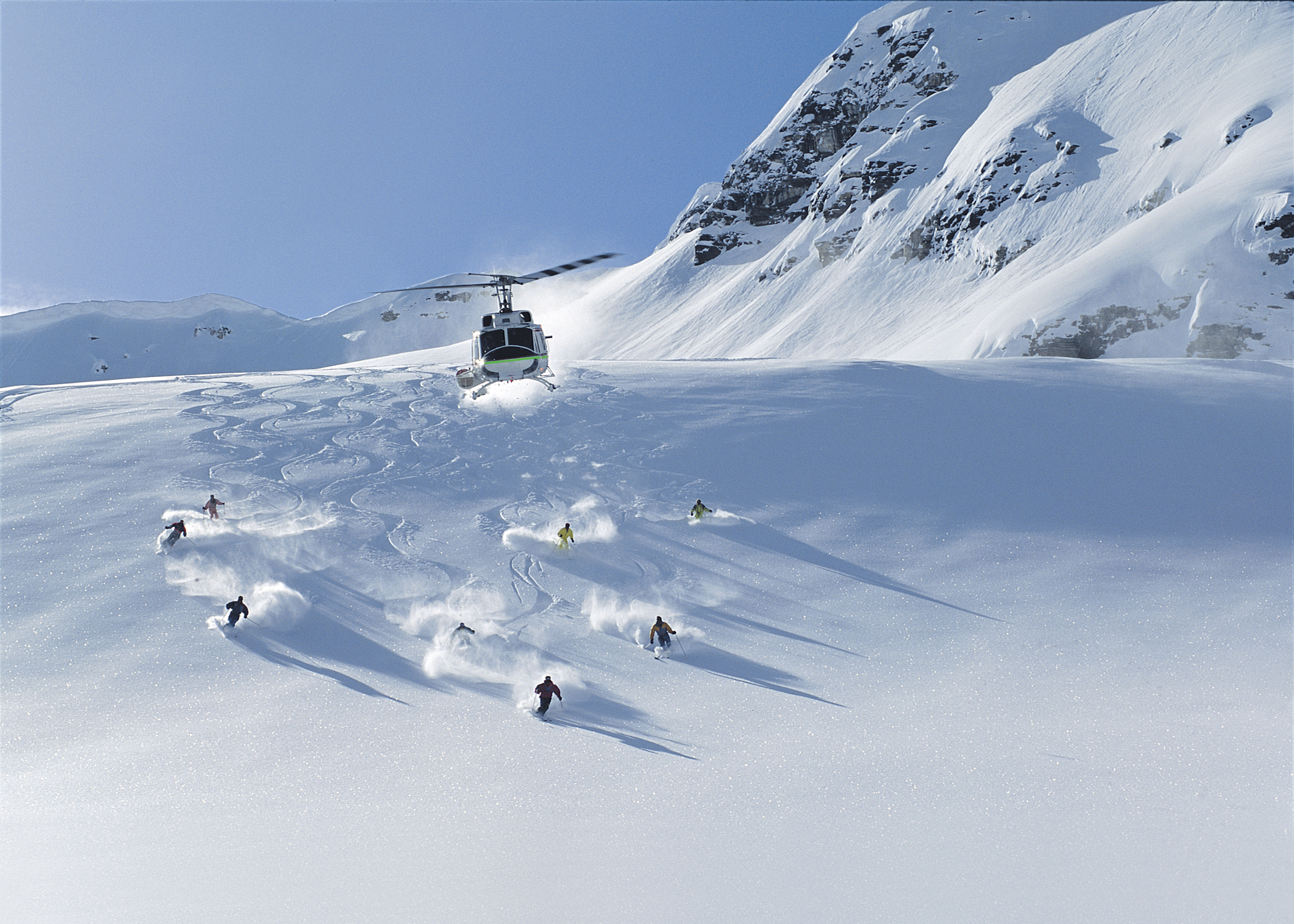 Helikopter skien in Panorama is geweldig om voor een dag te doen tijdens je wintersport in Canada