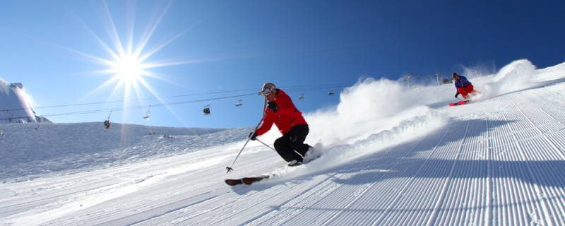 Op de piste van Sunshine Village. Bezoek ook Mt. Norquay en Lake Louise