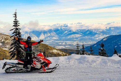 Snowmobile Panorama