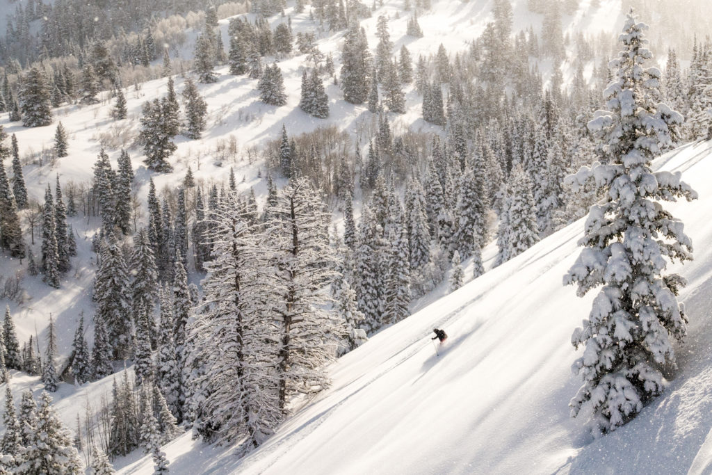 Powdermountain ligt in de Amerikaanse staat Utah en is een fantastisch gebied voor de betere skier