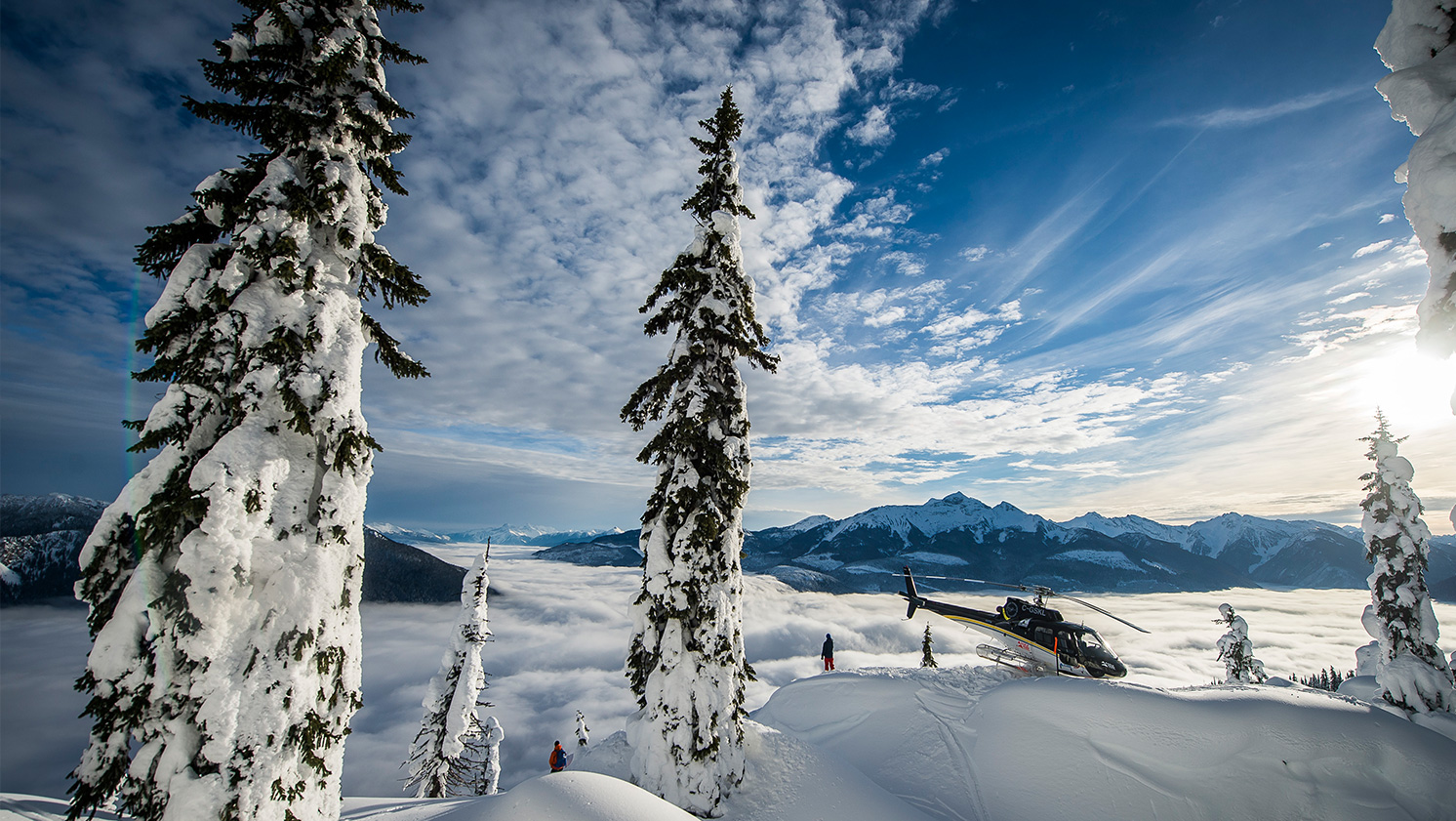 Laat je droom uitkomen en boek je heliskivakantie bij Wintersport Canada Amerika