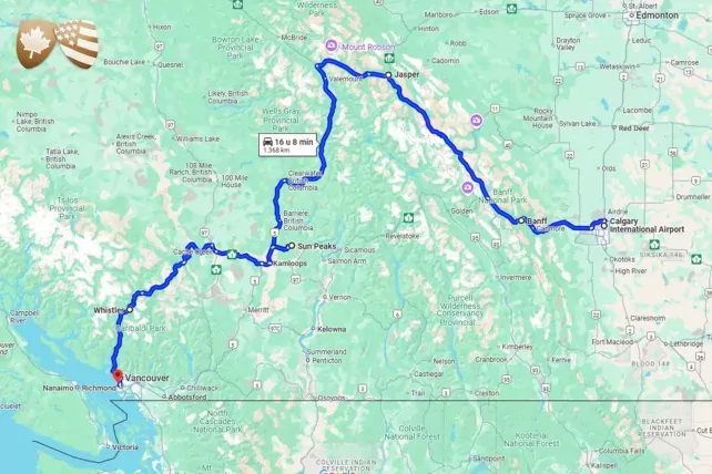 Route Skisafari Nature & National Parks