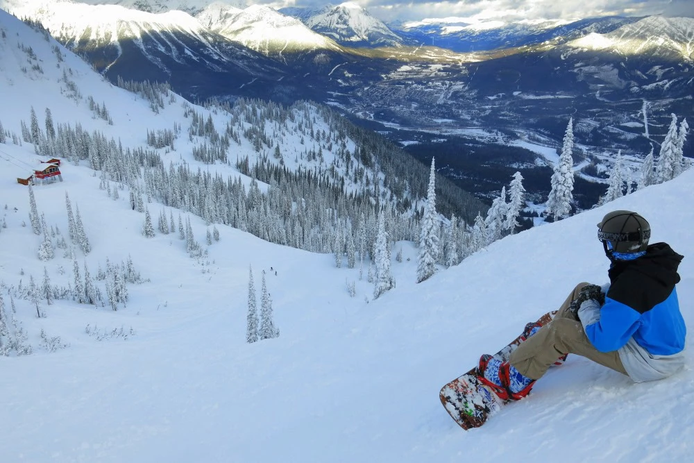 Fantastisch uitzicht op Fernie