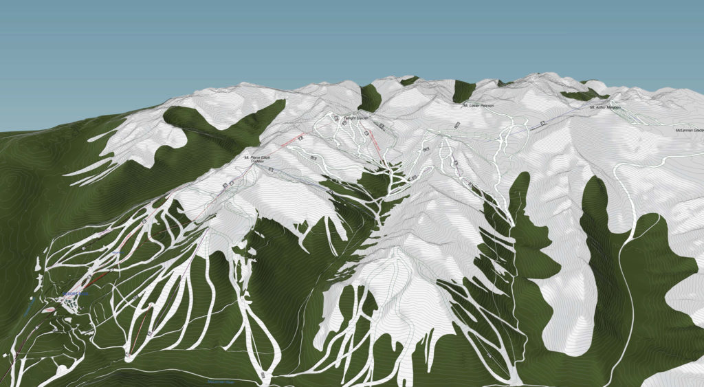 Als het nieuwe skiresort Valemount in Canada zijn deuren opent, kun je er 365 dagen gletsjer skiën