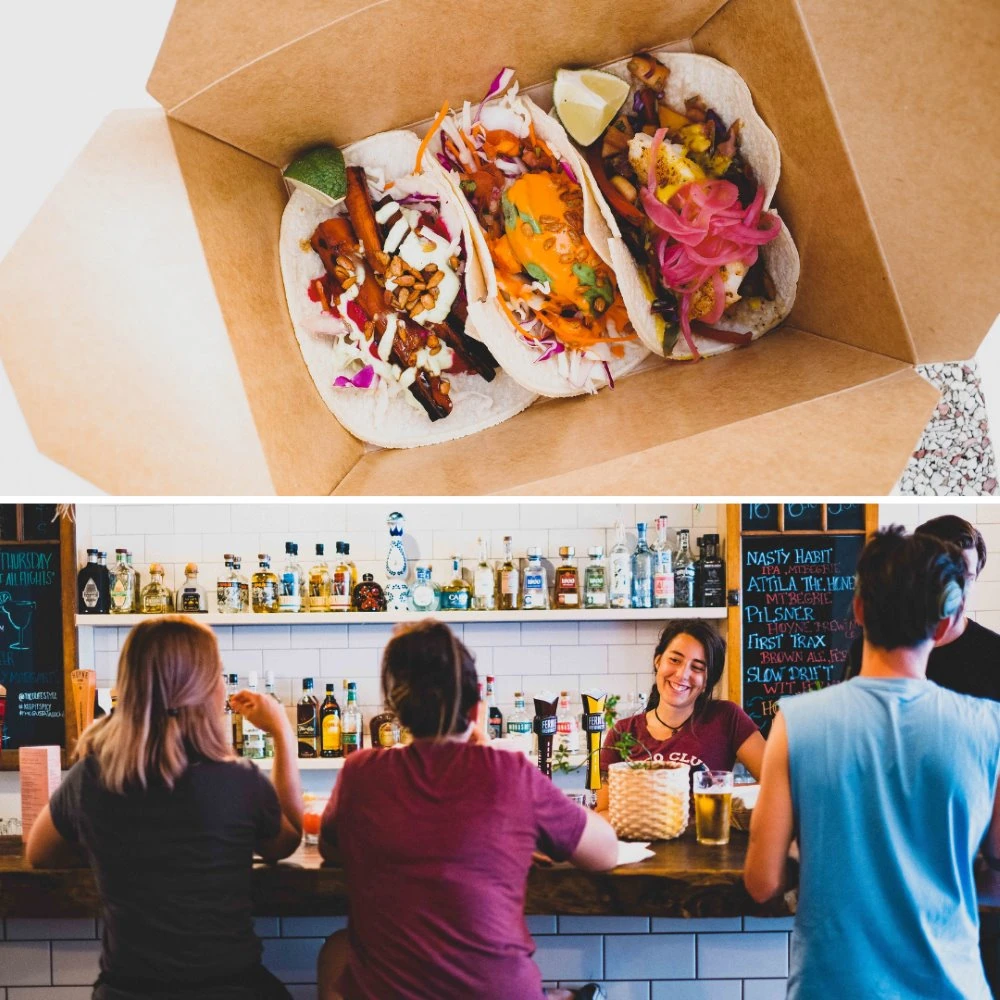 Overheerlijke taco's vind je in het Mexicaanse restaurant The Taco Club