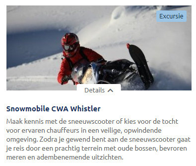 Sneeuwscooter Whistler