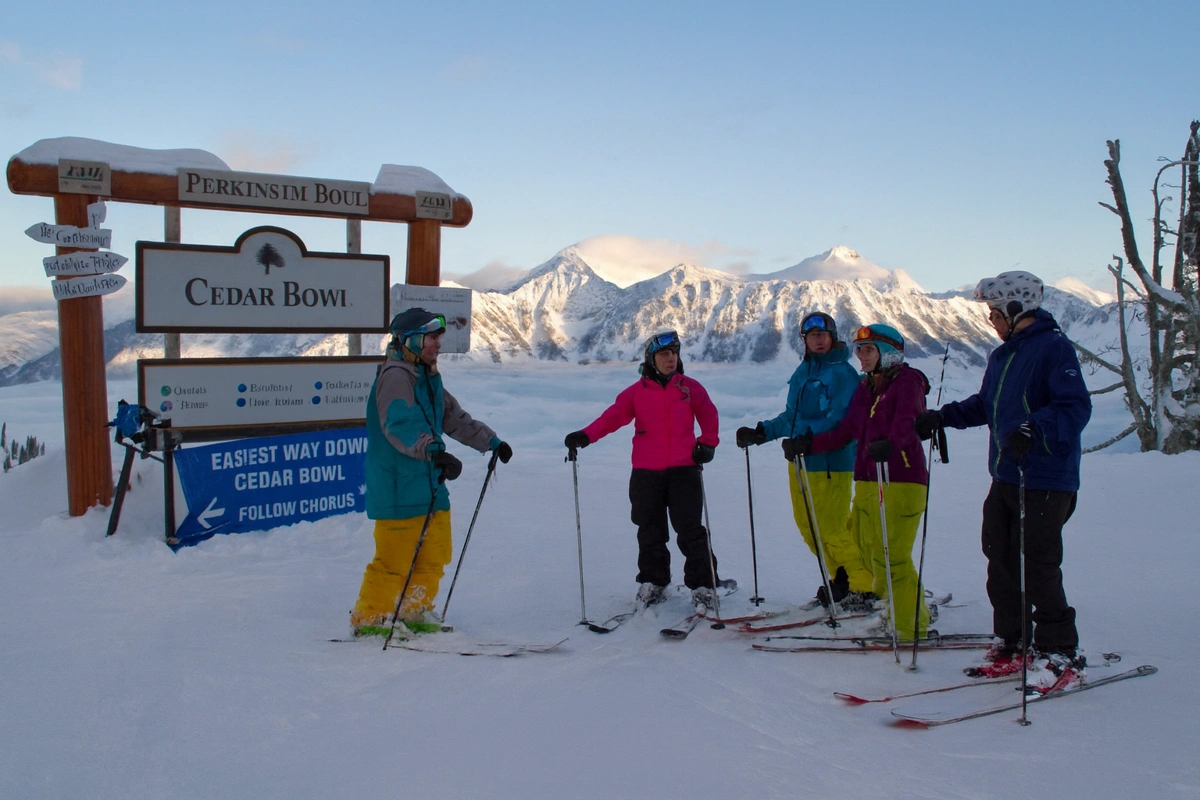 Wintersport in Canada of Amerika, leer de skitermen voor je skivakantie zoals Mountain hosts
