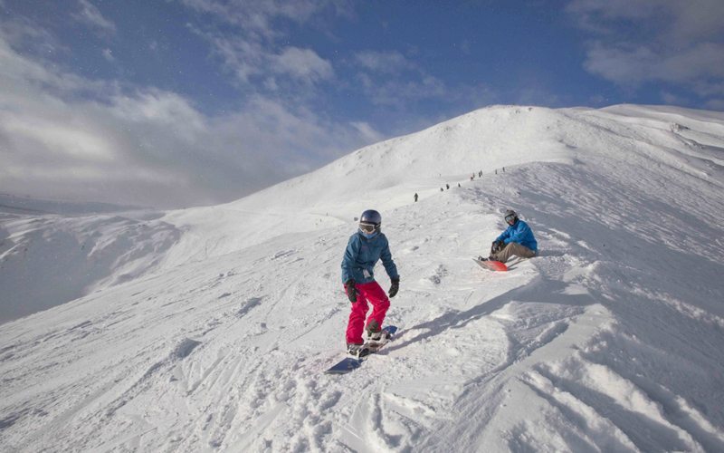 Wintersport in de SkiBig3 in Canada, dit is de piste voor de Beginner: Saddleback (# 109)