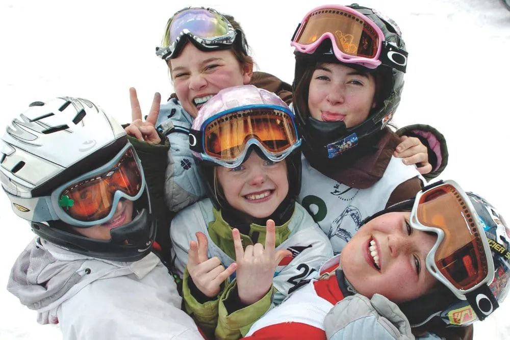 Geniet met kinderen op de pistes in Canada