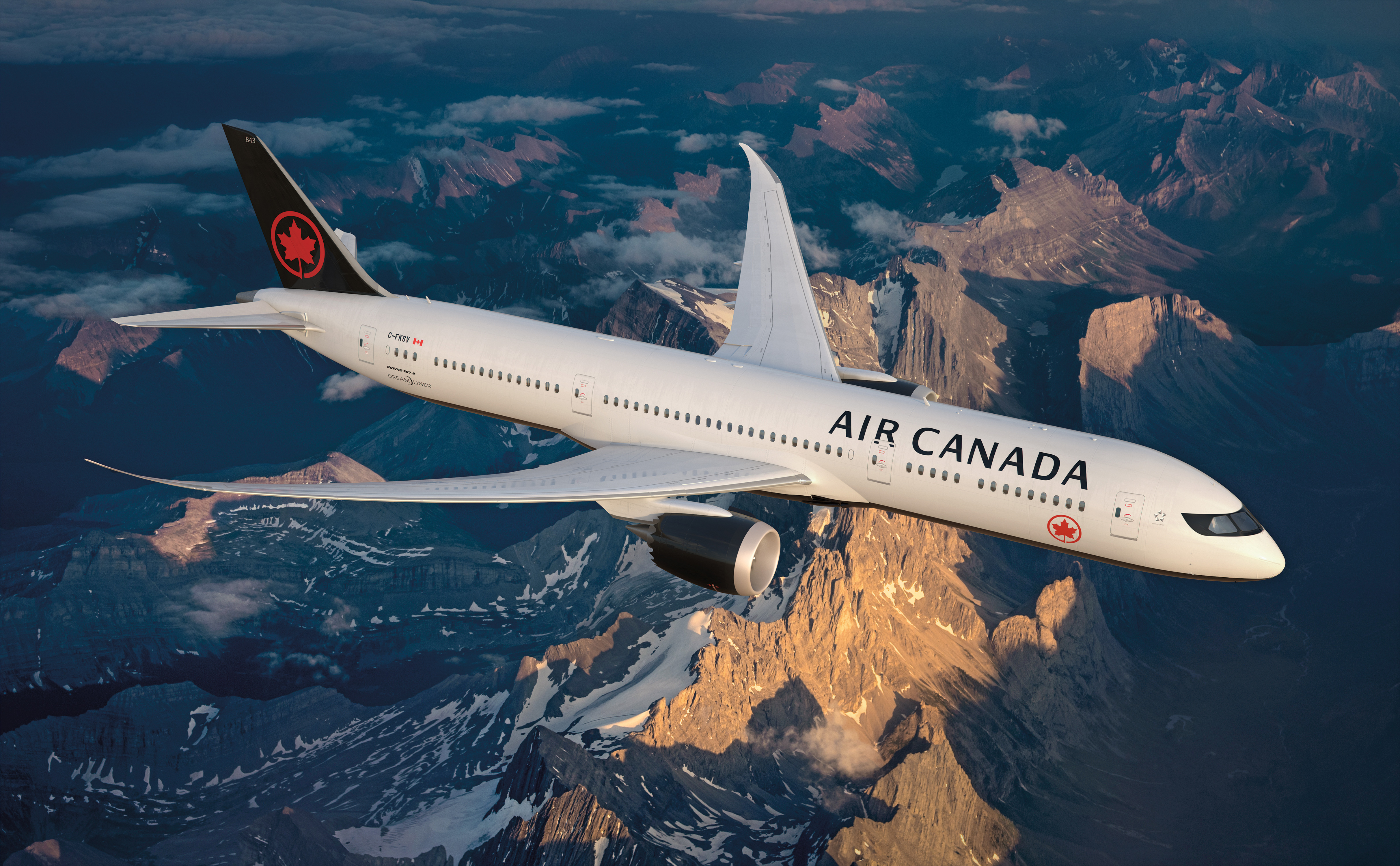 Air Canada vliegt dagelijks met een korte overstap naar de Rocky Mountains.