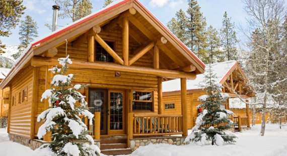 Verblijf in de authentieke Baker Creek chalets vlakbij Lake Louise op deze prachtige skisafari