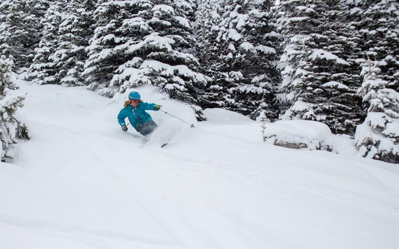 Wintersport in de SkiBig3 in Canada, dit is de piste voor de gevorderden: Tin Can Alley (# 60)