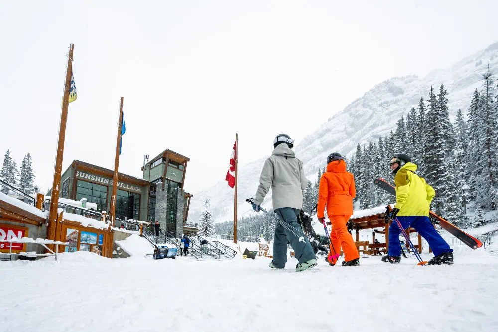 Banff en Lake Louise zijn goede bestemmingen met de diversiteit van 3 skigebieden