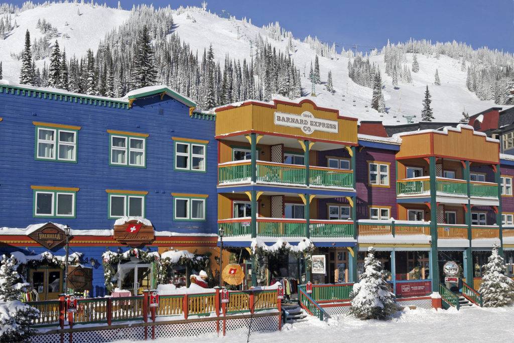 Nederlanders in skigebied SilverStar in British Columbia, Canada