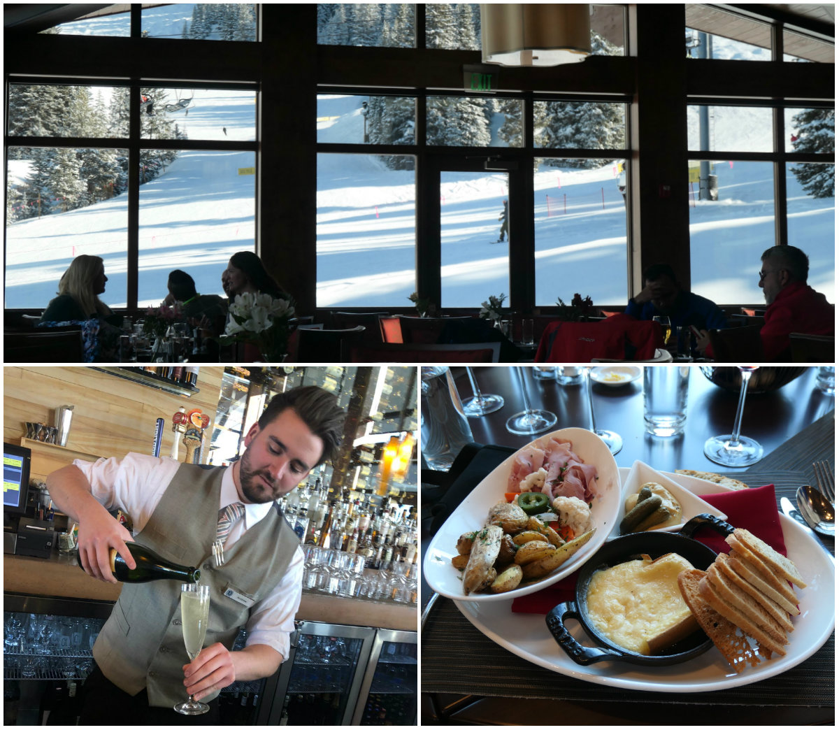 10th Restaurant op de piste van Vail Colorado